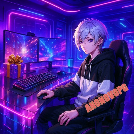 Imagem promocional da ANONOVOPG mostrando a plataforma e suas vantagens