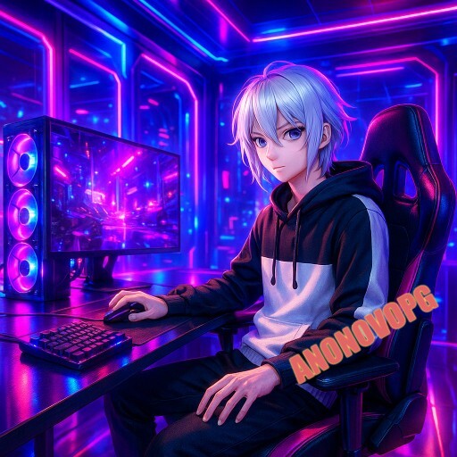 Imagem promocional da ANONOVOPG mostrando a plataforma e suas vantagens