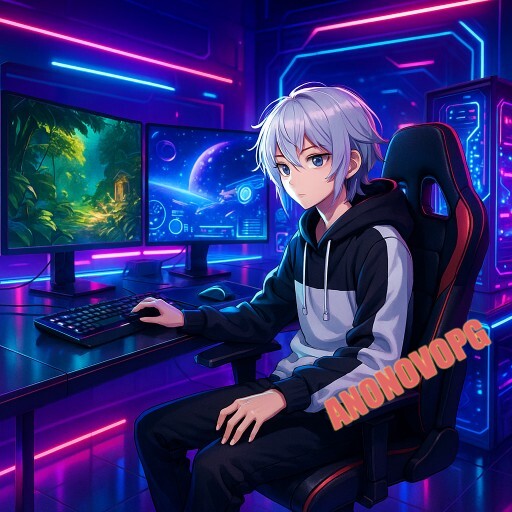 Imagem promocional da ANONOVOPG mostrando a plataforma e suas vantagens