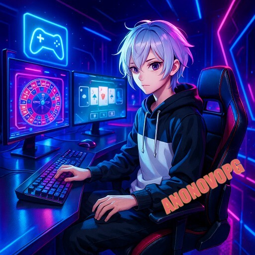 Imagem promocional da ANONOVOPG mostrando a plataforma e suas vantagens