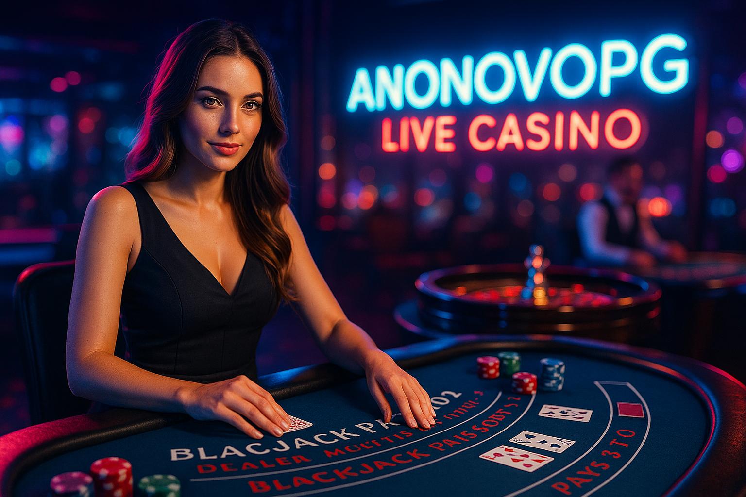 O ANONOVOPG Live Casino lança promoções regularmente