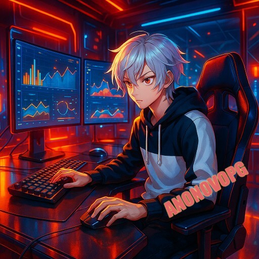 Imagem promocional da ANONOVOPG mostrando a plataforma e suas vantagens