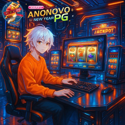 Imagem promocional da ANONOVOPG mostrando benefícios e ofertas da plataforma