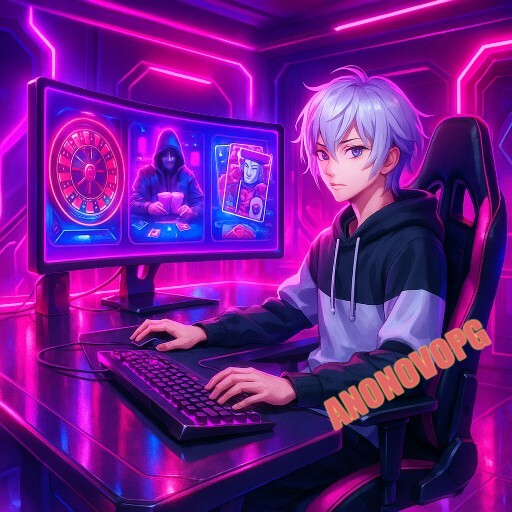 Imagem promocional da ANONOVOPG mostrando a plataforma e suas vantagens