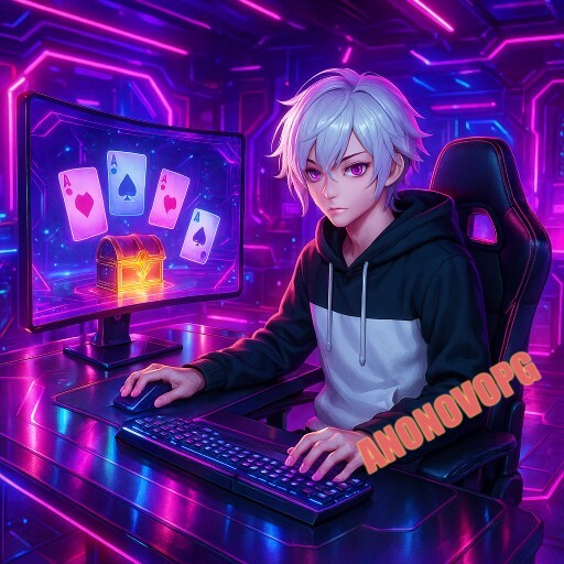 Imagem promocional da ANONOVOPG mostrando a plataforma e suas vantagens