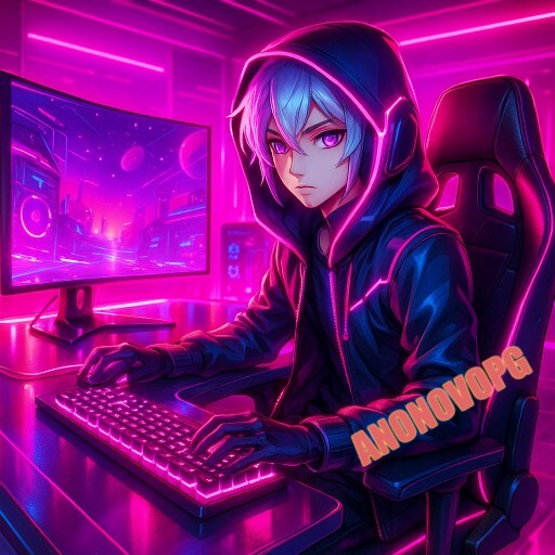 Imagem promocional da ANONOVOPG mostrando a plataforma e suas vantagens